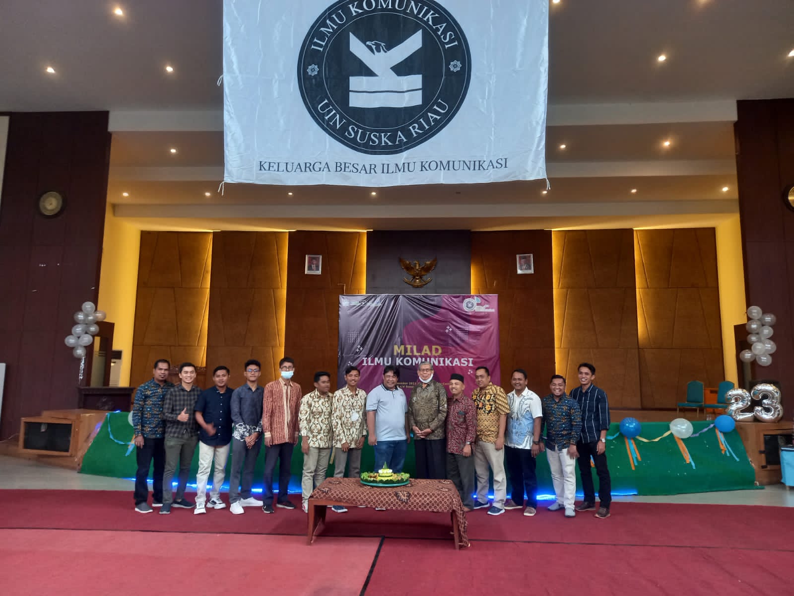 Mahasiswa Ilmu Komunikasi Uin Suska Riau Mengadakan Milad Ke-23 Tahun