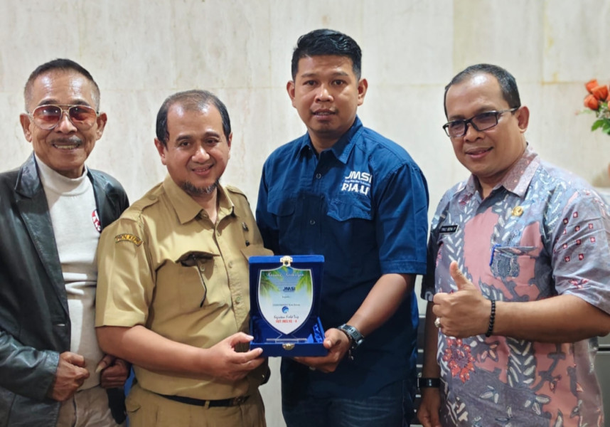 Buka Wawasan dan Agar Tetap Survive Dalam Persaingan di Era Digital Media Online, JMSI Inhil Lakukan Kunker ke Batam