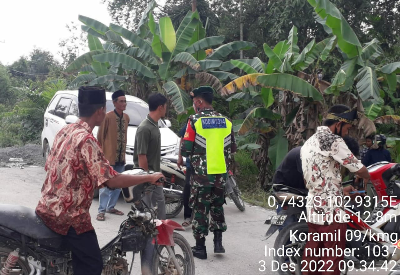 Tegakkan Disiplin Prokes Melalui Komsos Sertu Syamsu Rizal Nasution