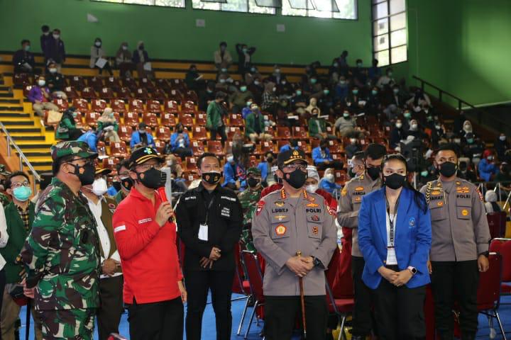 Mahasiswa Gelar Vaksinasi, Kapolri Optimis Herd Immunity Covid-19 Segera Terbentuk 