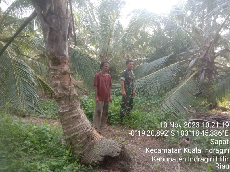 Pencegahan Kebakaran Terus Dilaksanakan Babinsa Koramil 04/Kuindra Guna Wujudkan Kenyamanan Lingkungan
