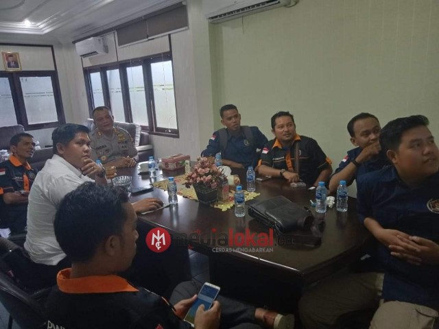 Tingkatkan Hubungan Kemitraan, PWI Inhil Sambangi Kapolres Inhil 