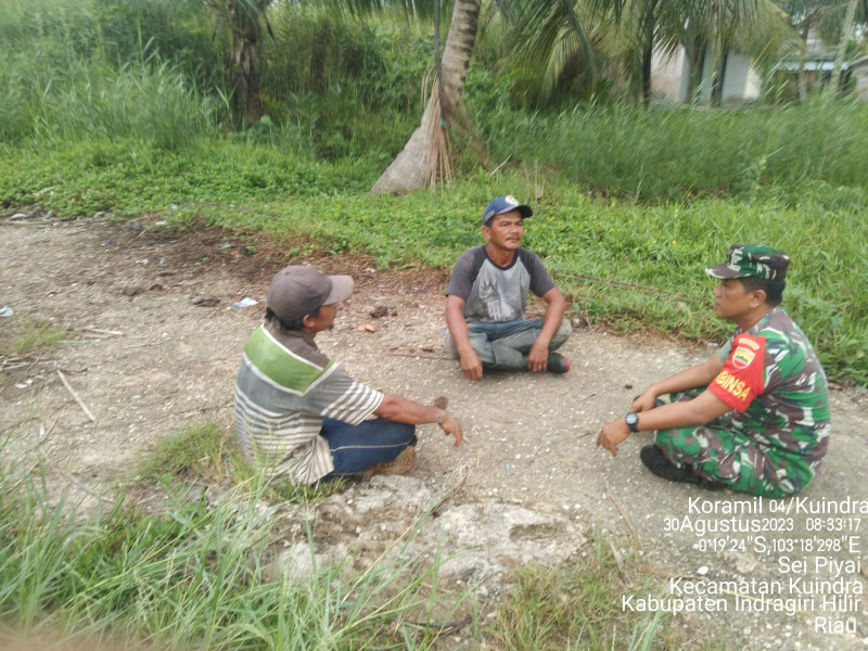 Bangkitkan Kembali Nilai-Nilai Pancasila, Babinsa Koramil 04/Kuindra Lestarikan Budi Pekerti Yang Luhur Di Wilayah