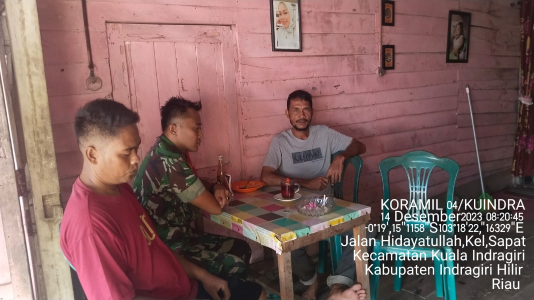 Kepedulian Koramil 04/Kuindra Kepada Masyarakat Harus Dijaga Melalui Nilai-nilai Luhur Pancasila