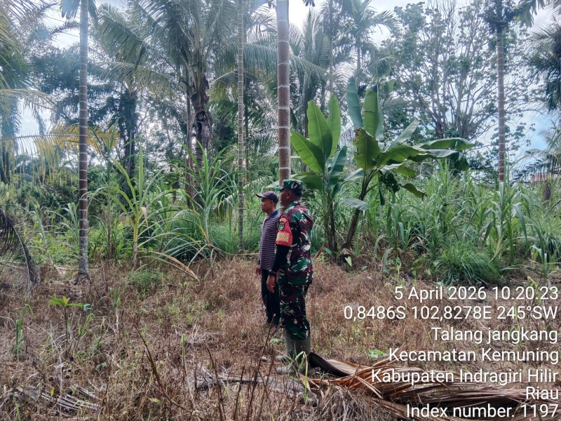 Sertu Ramadhan Intenskan Patroli Tapal Batas untuk Cegah Karhutla