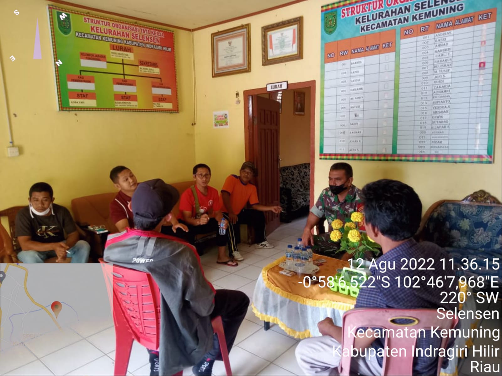 Dalam Menjalin Silaturahmi, Sertu Sembiring Rutin Laksanakan Komsos