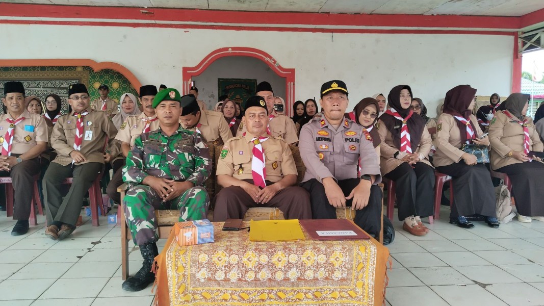 Babinsa Koramil 05/Gas Kopda Ridho Hadiri Upacara Peringatan Hari Pramuka Ke-64