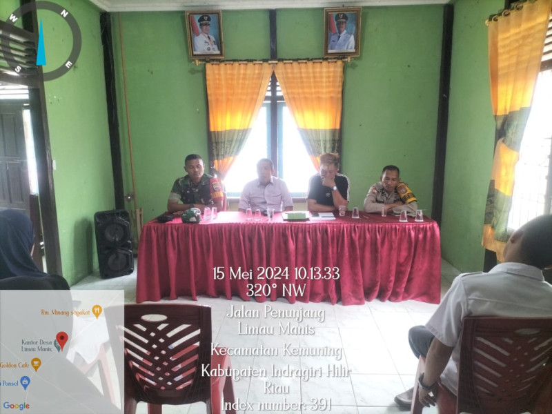 Danramil 09/Kmg Ikuti Rapat Koordinasi Terkait Hanpangan Ketahanan Pangan