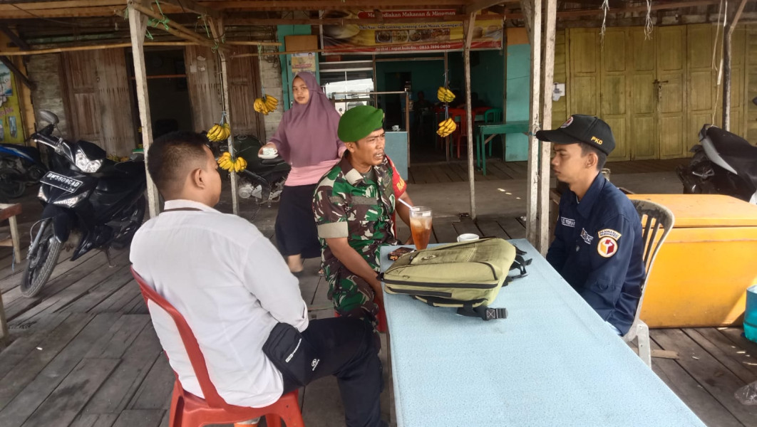 Kepedulian Babinsa Koramil 04/Kuindra Terhadap Nilai-nilai Luhur Pancasila Bersama Masyarakat