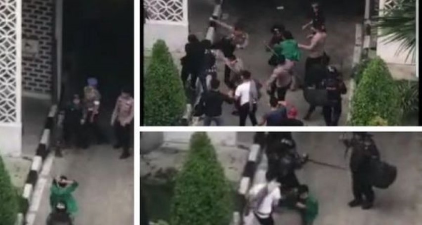 Pernyataan Terbaru Polda Sumut Soal Video Polisi Memukuli Mahasiswa Saat Demo Ricuh