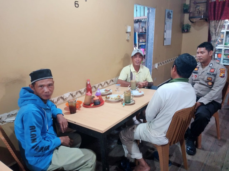 Anggota Polsek Gaung Brigadir Maraguna Gencar Melaksanakan Giat Komsos