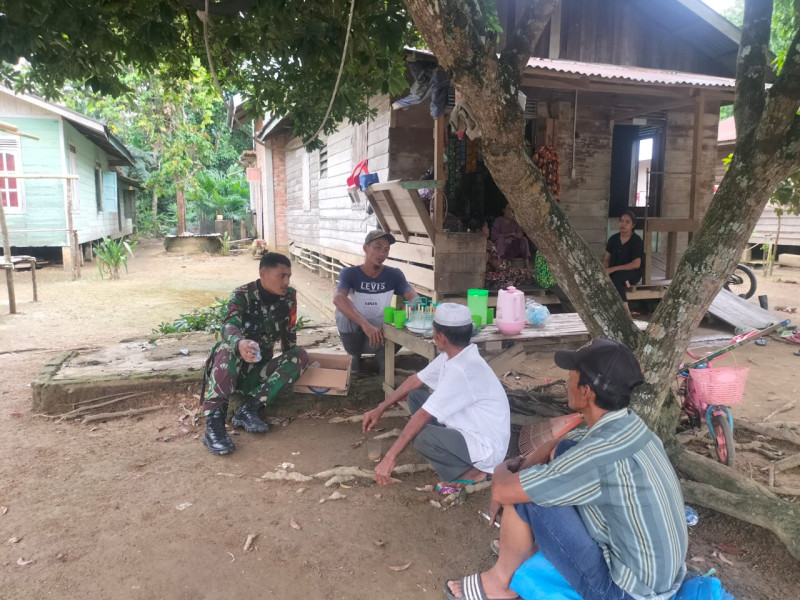 Rutinitas Babinsa Koramil 09/Kmg Terus Dilaksanakan Guna Terciptanya Hubungan Baik Antar Sesama