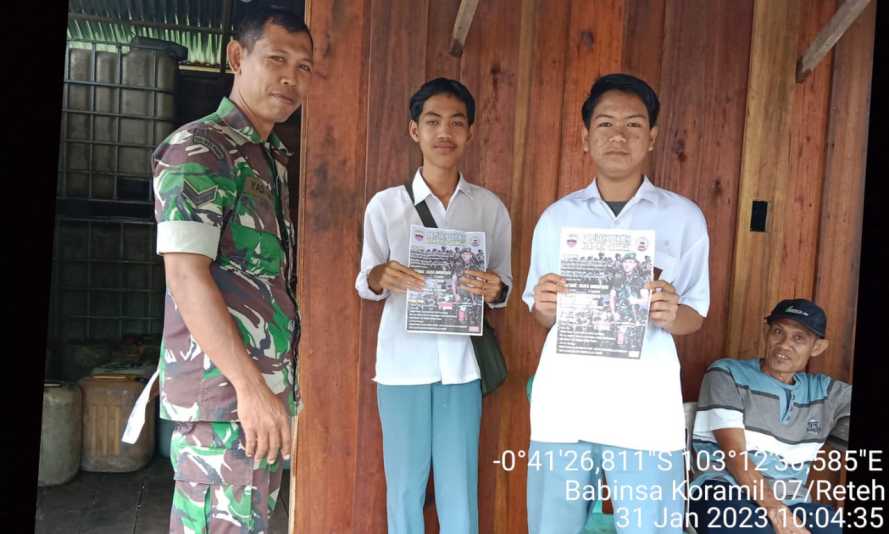 Rutinitas Babinsa Sertu Yadi Yanto Untuk Lakukan Komsos