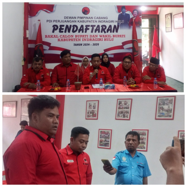 PDI-P Inhu Buka Pendaftaran Calon Kepala Daerah 2024