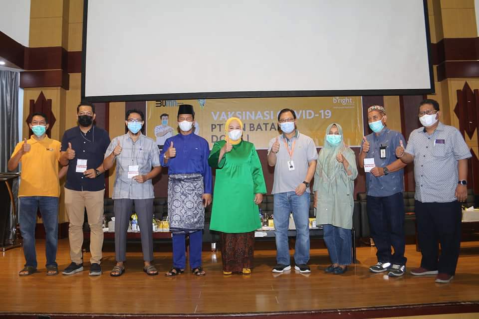Wako Batam dan Wagub Kepri Tinjau Vaksinasi Pengawai PLN