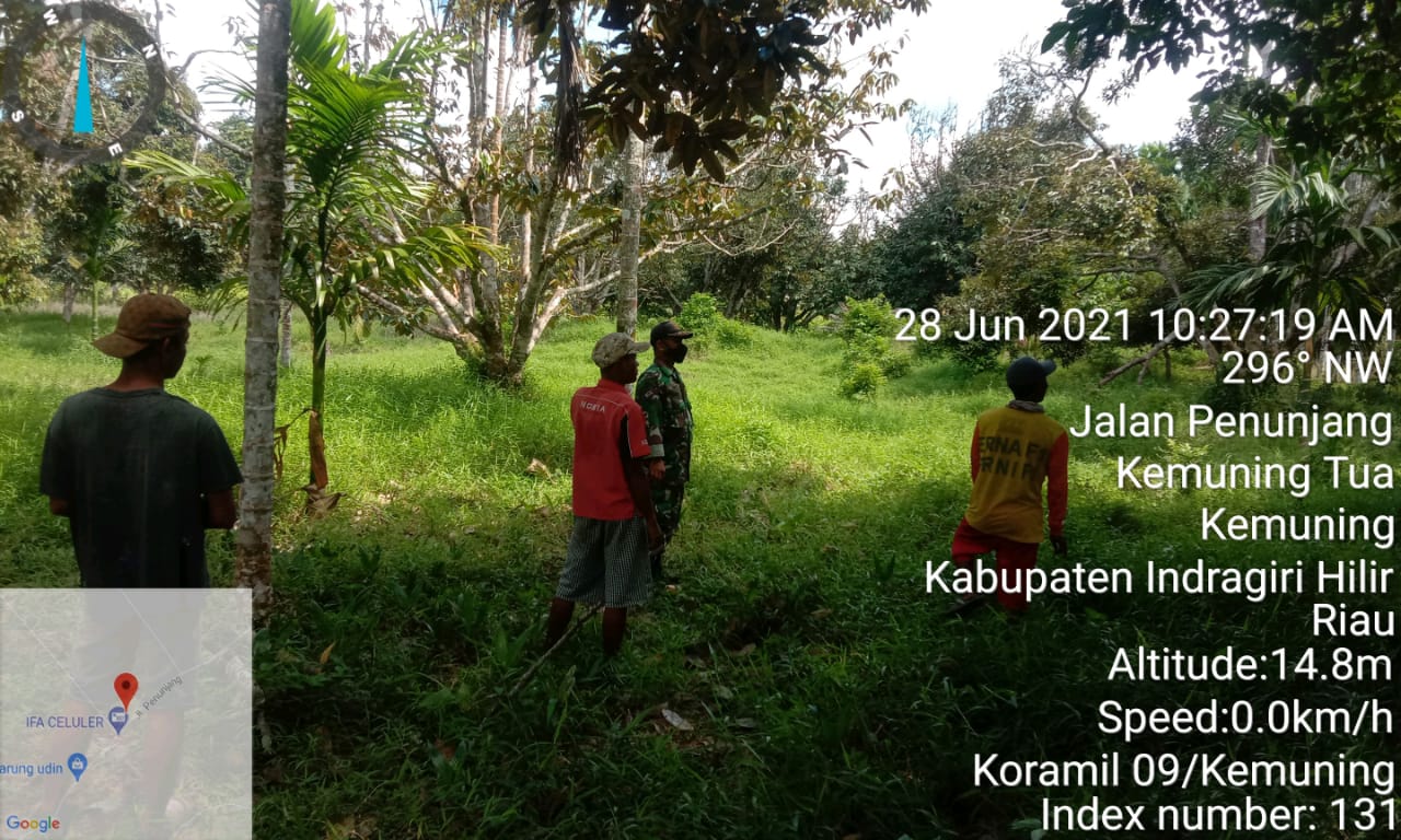 Rutin Lakukan Patroli Karhutla di Kemuning Tua, Babinsa 09/Kemuning Sampaikan Hal Ini...