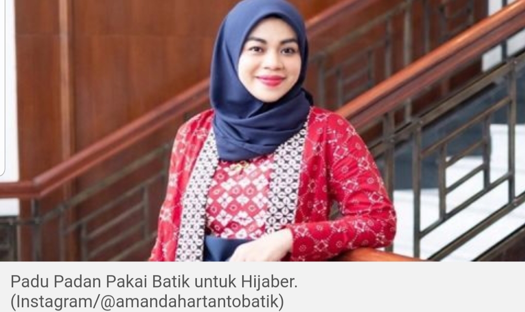Hijaber Pakai Batik, Lihat Tips Padu Padannya