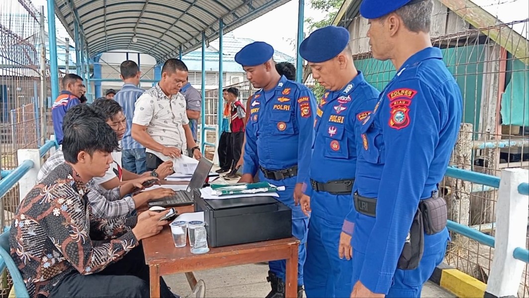Satpolairud Polres Inhil Gelar Program JALUR untuk Cegah dan Ungkap Tindak Pidana di Perairan