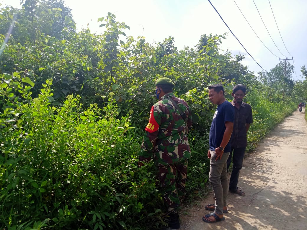 Antisifasi Karhutla, Serda Asrion Rutin Lakukan Patroli