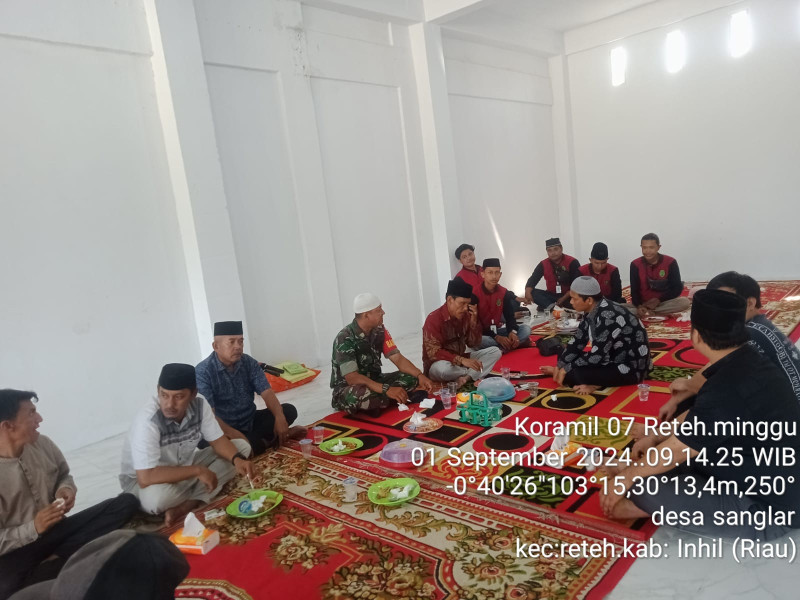 Koramil 07/Reteh Jalin Silaturahmi dan Hajatan Masyarakat Binaan