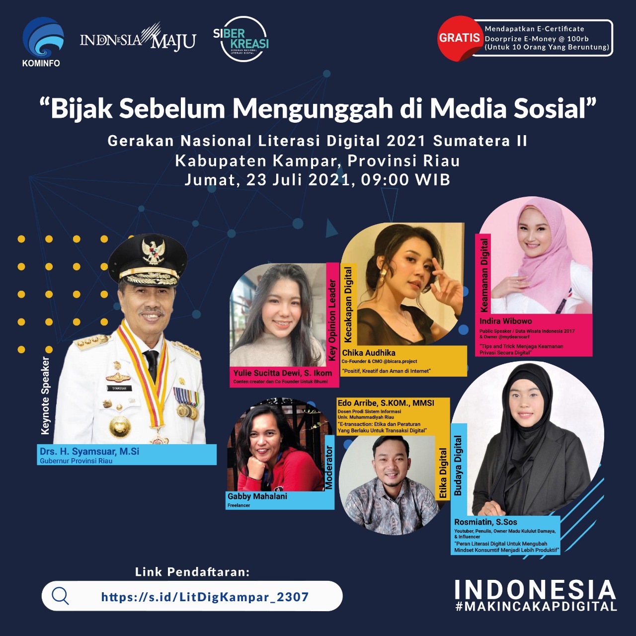 Literasi Digital di Kampar: Bijak Sebelum Mengunggah di Media Sosial 