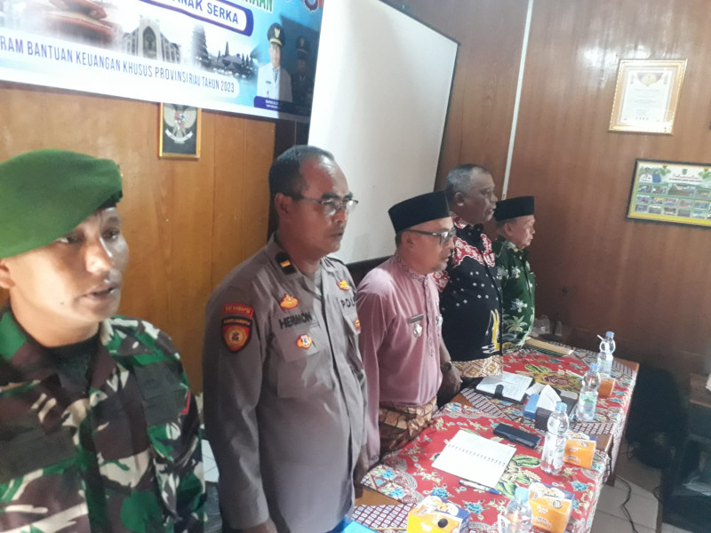 Babinsa Koramil 05/Gas Kopda Umar Nasution Hadiri Kegiatan Sosialisasi dan Penyuluhan Forum Kerukunan Umat Beragama