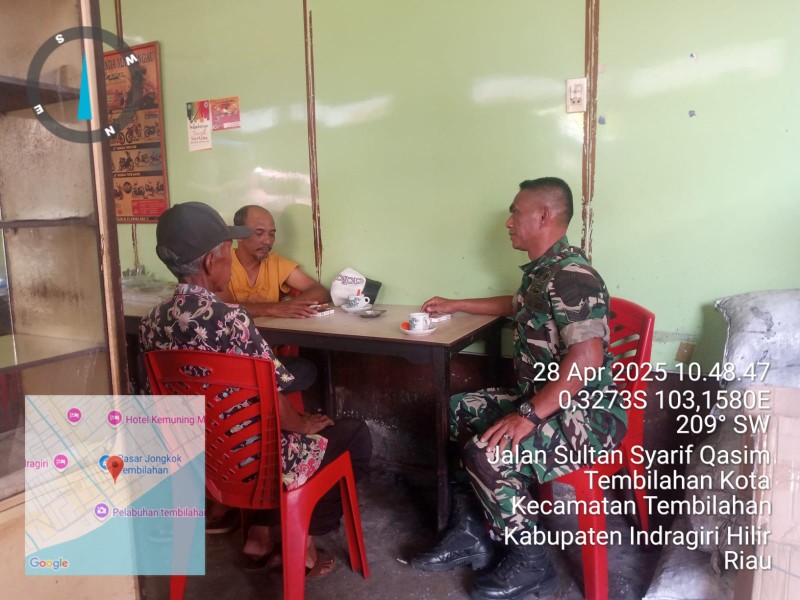 Babinsa Koramil 04/Kuindra: Persatuan dan Kesatuan Bangsa Kunci Sukses Pembangunan dan Keamanan