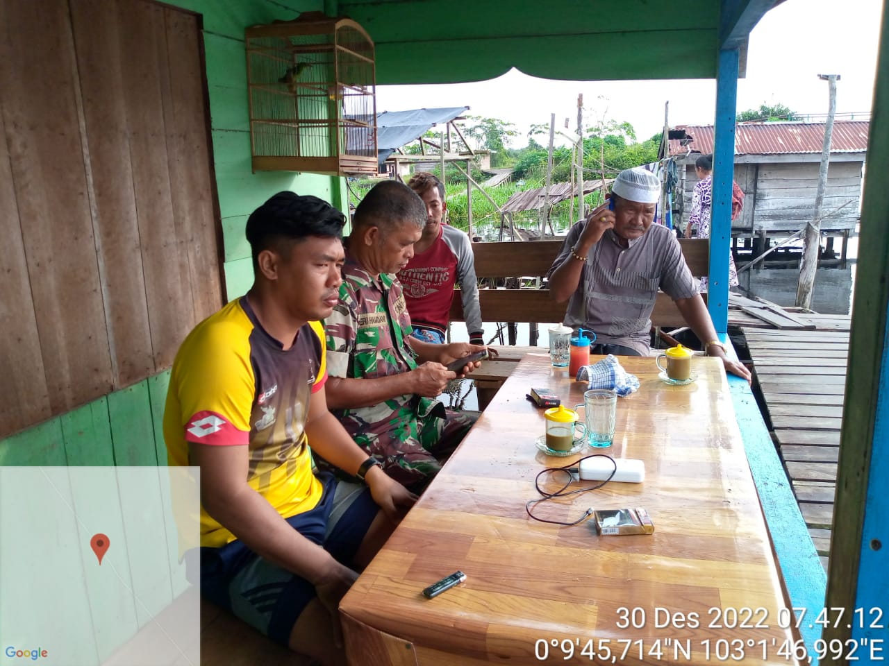 Himbauan Agar Selalu Berhati-hati Oleh Babinsa Koramil 04/Kuindra