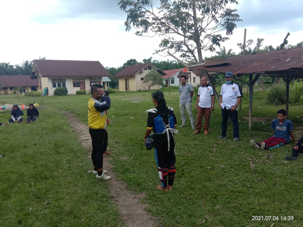 Persiapan Dandim Cup dan Porprov 2022, Pengkab Taekwondo Inhil Sambangi Dojang