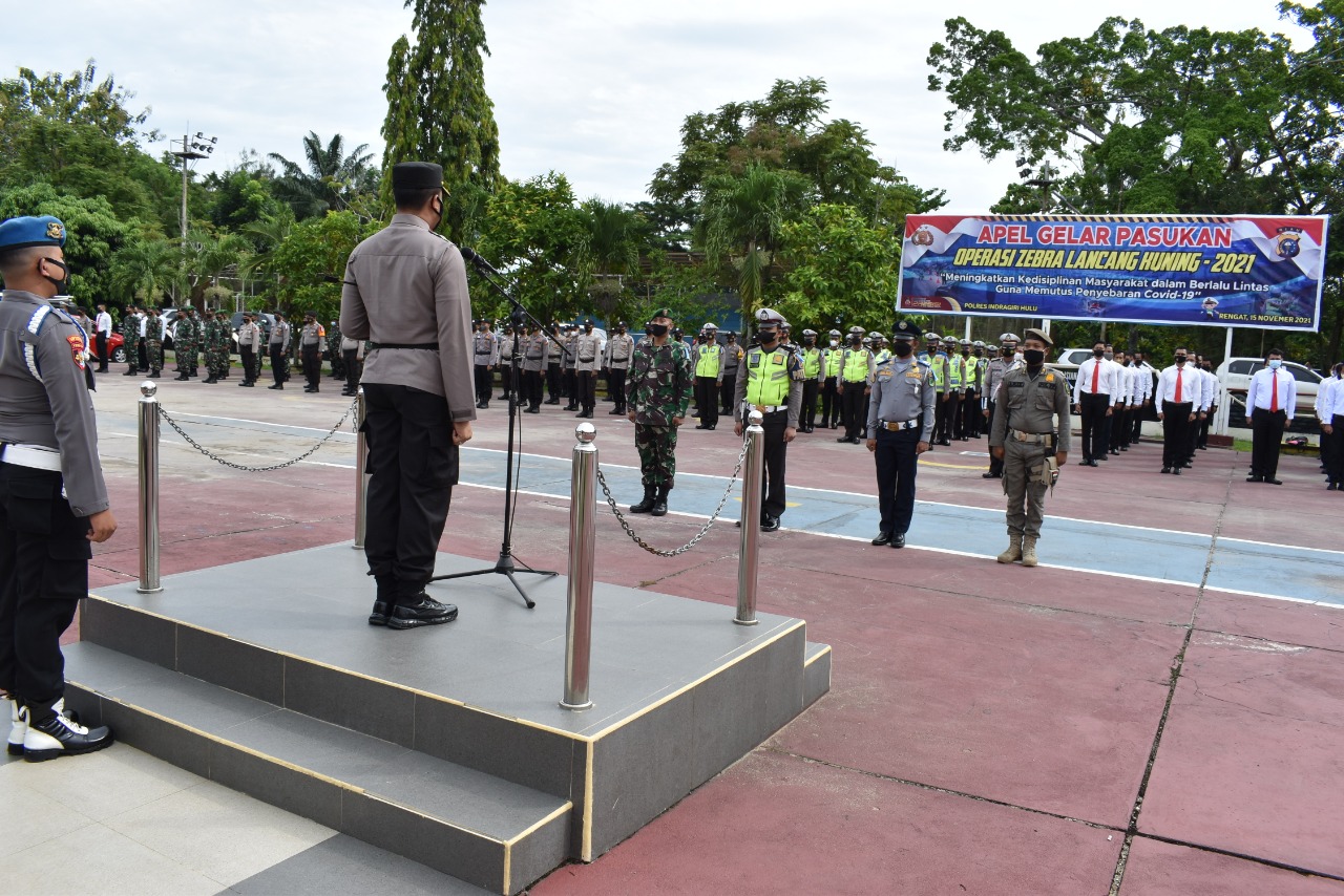 Kapolres Inhu Pimpin Apel Gelar Pasukan Ops Zebra 2021, Ini Targetnya  Kapolres Inhu Pimpin Apel Gelar Pasukan Ops Zebra 2021, Ini Targetnya