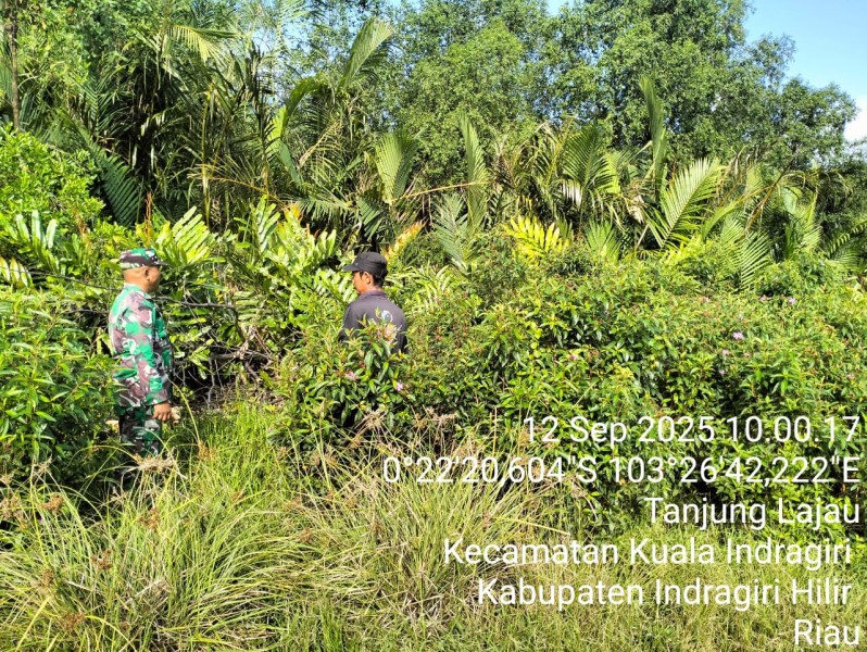 Patroli Karhutla di Wilayah Koramil 04/Kuindra, Sinergi Nyata TNI dan Warga