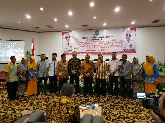 Ditaja Oleh Kesbangpol Provinsi Riau, Inhil Kirim 15 Utusan Pendidikan Wasbang Angkatan II