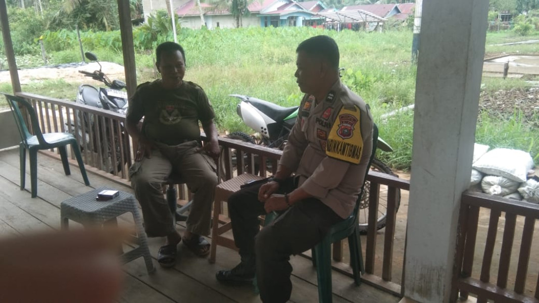 Aiptu Heriyanto Melaksanakan Sambang Warga dan Sampaikan Pesan Kamtibmas di Binaan