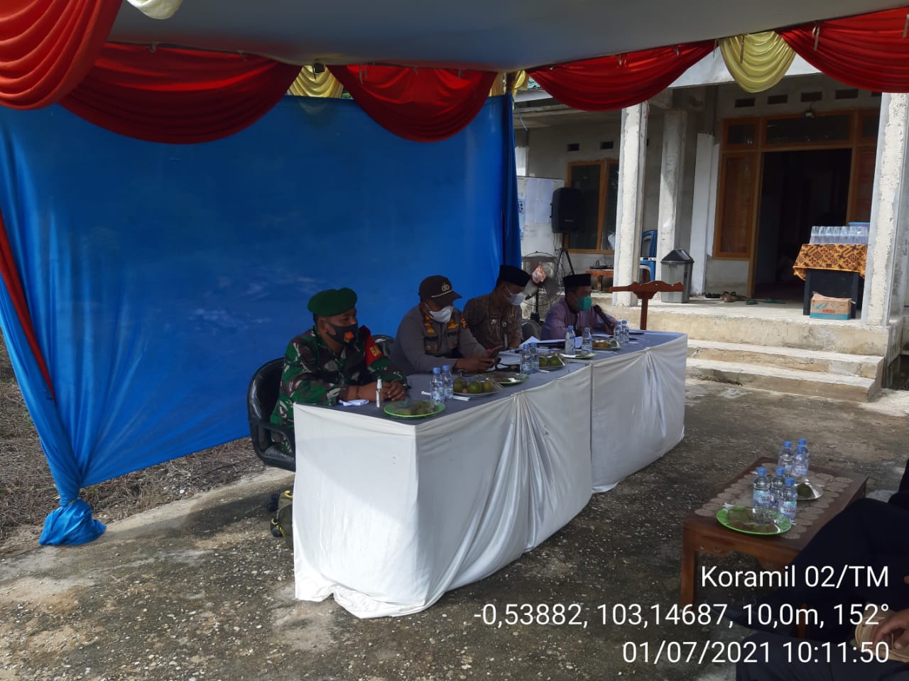 Koramil 02/Tanah Merah Ikuti Musyawarah Rencana Pelaksanaan MTQ Enok