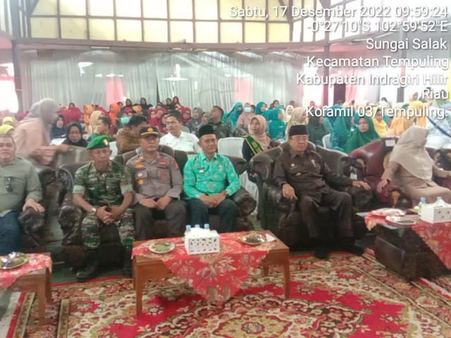 Danramil 03/Tempuling Hadiri Kegiatan Sosialisasi Dan Pencegahan Stunting
