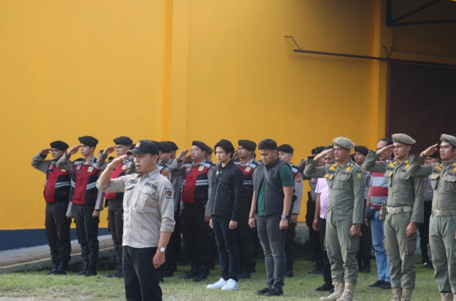 Bawaslu Riau Gelar Apel Patroli Pengawasan Masa Tenang Pemilu tahun 2024