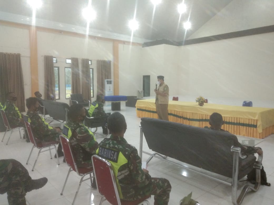 Babinsa Kodim 0303/Bengkalis Ikuti Pelatihan Tracking Covid-19 di Dinas Kesehatan Kabupaten Siak