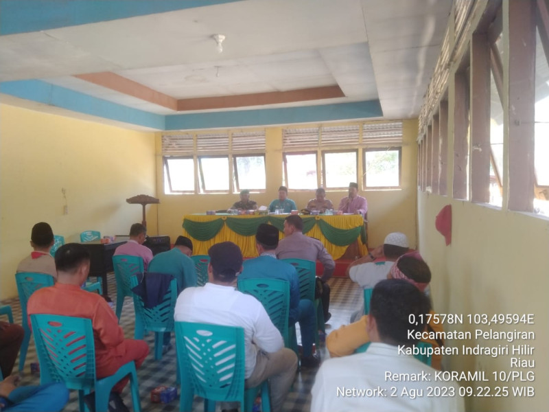 Dalam Memeriahkan HUT RI, Danramil 10/Plg Bentuk Kepanitiaan Untuk Kegiatan 17 Agustus 2023 Nantinya