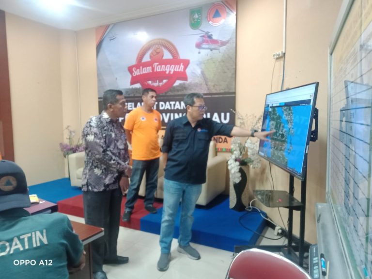 BPBD Bengkalis Koordinasi ke BPBD Riau Program Keluarga Tanggap Bencana Alam dan Sipakar Riau