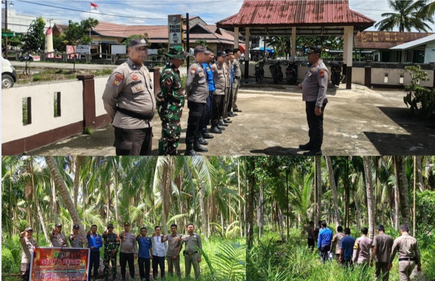 Karhutla Bisa Dicegah, Kapolsek Gaung Anak Serka Beraksi