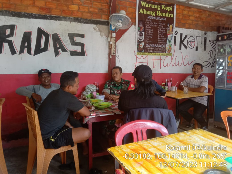 Babinsa Koramil 04/Kuindra Himbau Untuk Terus Berhati-hati Dalam Bergaul