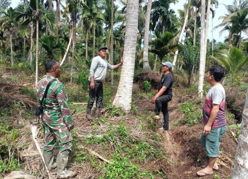 Serda Margono Lakukan Rutinitas Patroli Karhutla di Wilayah Binaan