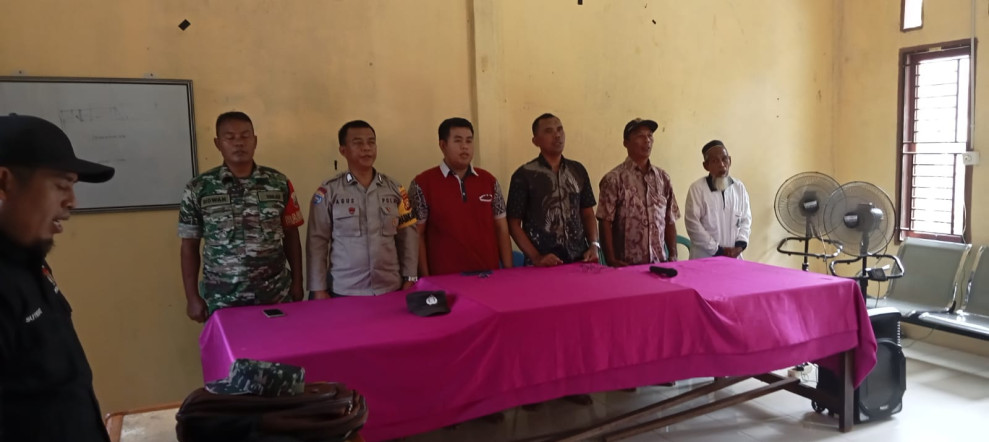 Danramil 09/Kemuning Laksanakan Pleno Hasil Pemutakhiran Daftar Pemilih