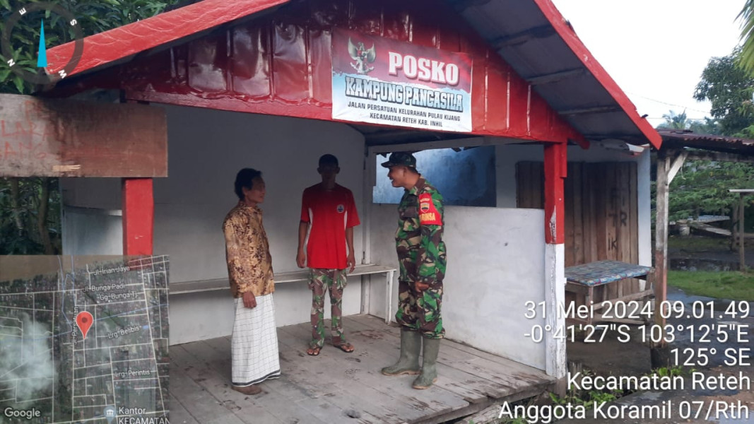 Koramil 07/Reteh Rutin Laksanakan Komsos Guna Ciptakan Kebersamaan