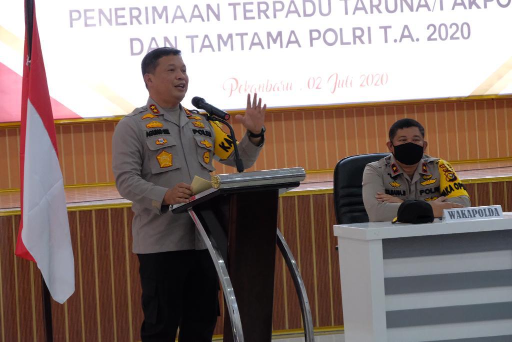 Kapolda Riau Pimpin Giat Fakta Integritas, Jamin Seleksi BETAH