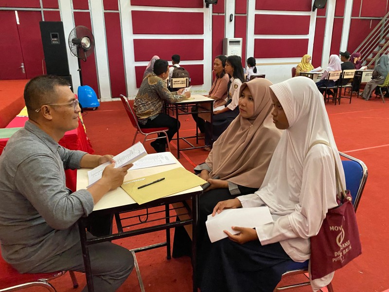 Sebanyak 467 Calon Siswa SMK Negeri Pertanian Pekanbaru Mulai Tes Lanjutan