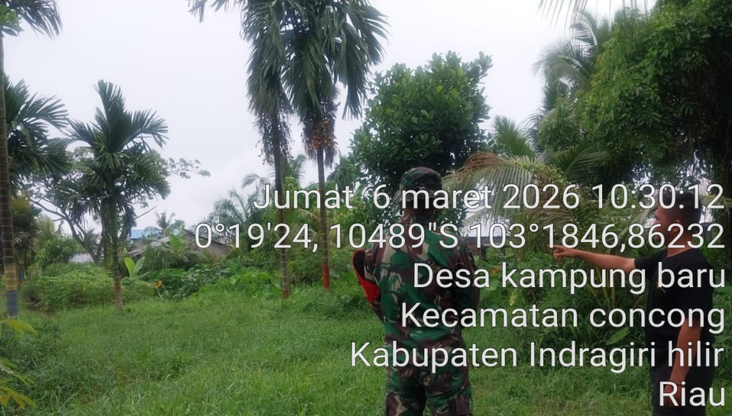 Patroli Tapal Batas, Wujud Kepedulian Babinsa Koramil 04/Kuindra