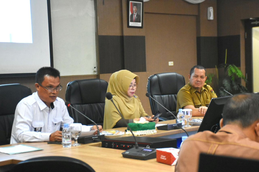 Pj Sekda Kampar Serah Terima Dokumen Hibah Pelebaran Jalan Nasional