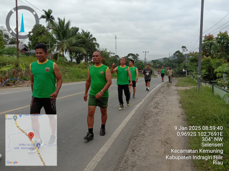 Danramil 09/Kemuning Kapten Anwarsyah Siregar: Kesehatan Tubuh, Kunci Kebugaran