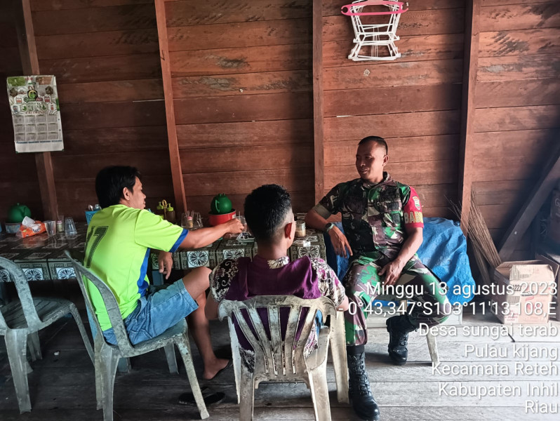 Himbauan Untuk Menjaga Kebersihan Lingkungan Oleh Koramil 07/Reteh